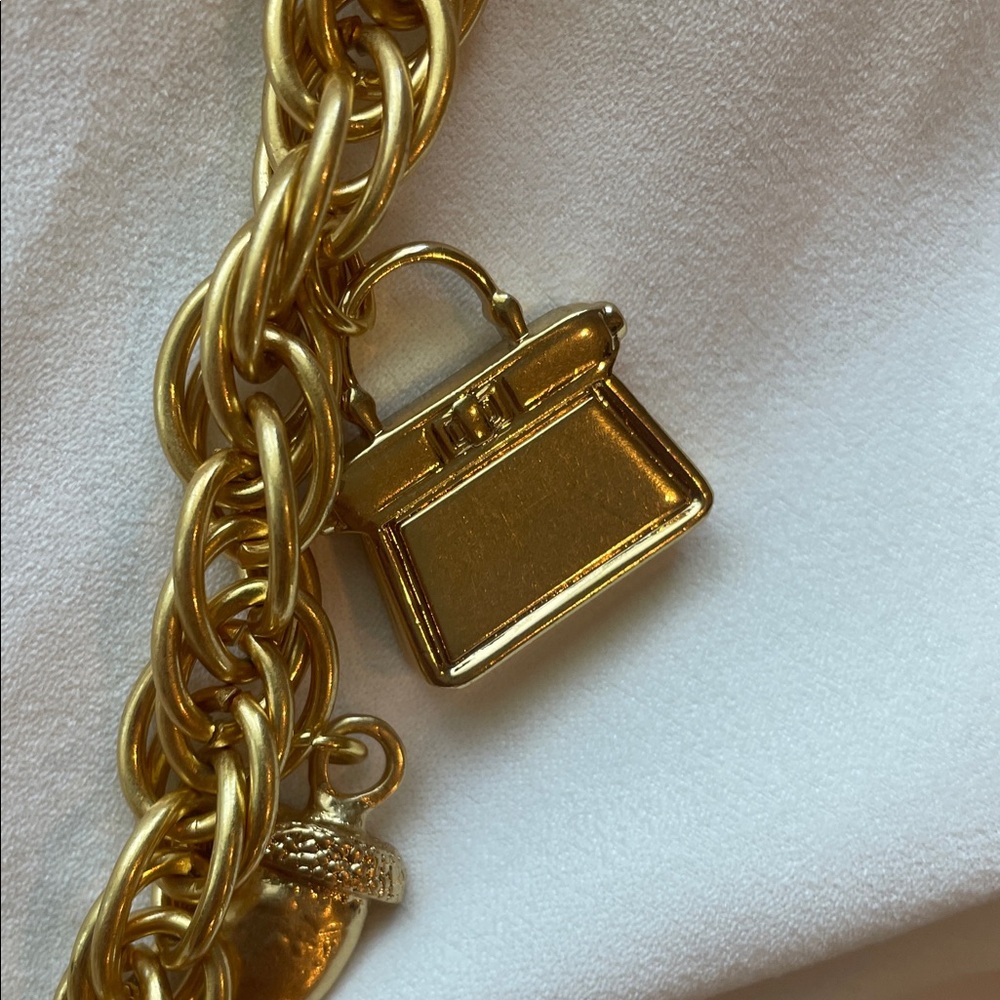 FEND STYLE Gold Charm for bag or bag handle - Designer Style Women’s Accessory - Picture 5 of 11
